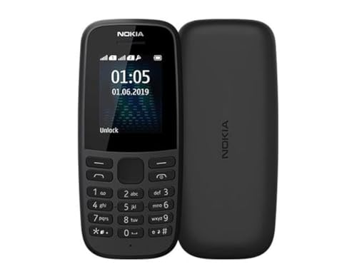 Nokia 105 Telefono Cellulare Nero Marca - Design e materiali