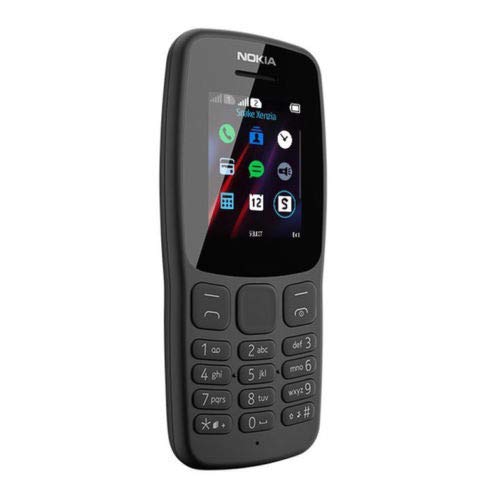 Nokia 106 tutti i vettori 4GB Dual Sim 2018 Grigio Scuro Con Torcia LED - Radio FM - Big Button Phone - Prova pratica