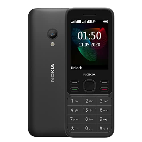 Nokia 150 (2020) Dual SIM Feature Mobile Phone, Display 2.4", Camera, Radio FM, Lettore MP3, MicroSD espandibile fino a 32 GB, Rosso - Design e materiali