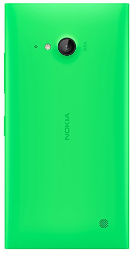 Nokia Custodia con Ricarica Wireless Originale per Lumia 735, Verde - Design e materiali